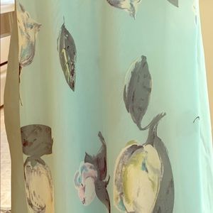 SOLD Long Gown Aqua with Floral. Size M by Natori